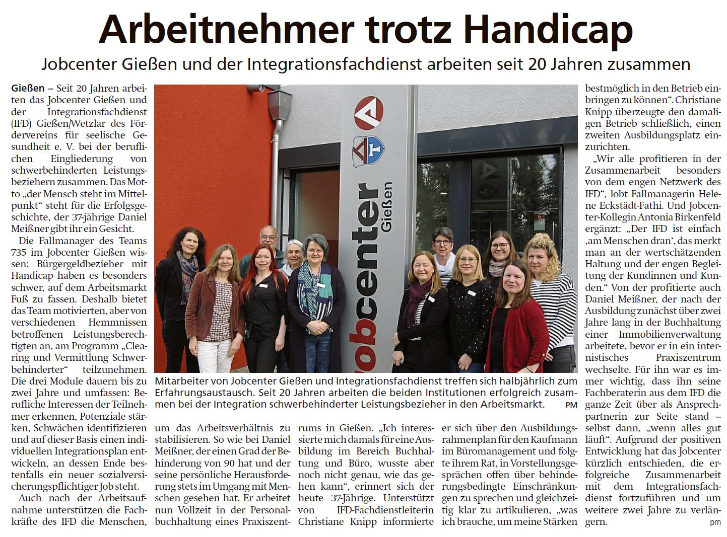 2026 04 15 20 Jahre Zusammenarbeit zwischen Jobcenter und IFD
